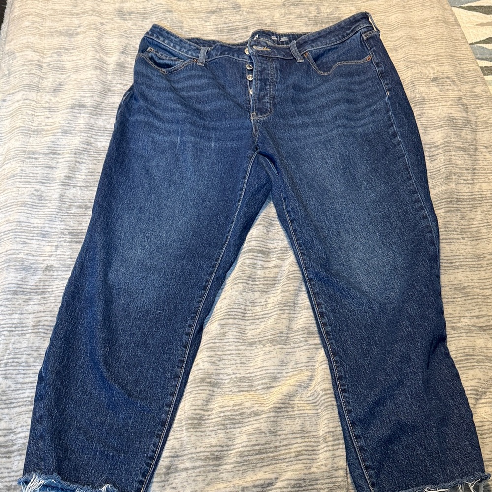 Old Navy Blue Denim OG Straight Jeans